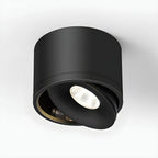 Aluminum LED Ceiling Light, 30° Adjustable Tilt, 7W–12W Options | Euroselle