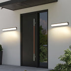 MarinoLux Wasserdichte LED-Außenwandleuchte modern schwarz