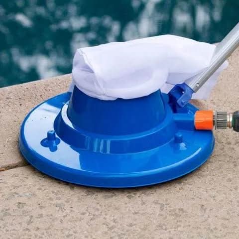 PureFlow No-Chemical Pool Cleaner — Powerful Water Suction, Leaves and Dirt Removal