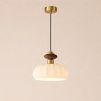 Emerald Grove Glass Wood Pendant Collection For Modern Interiors
