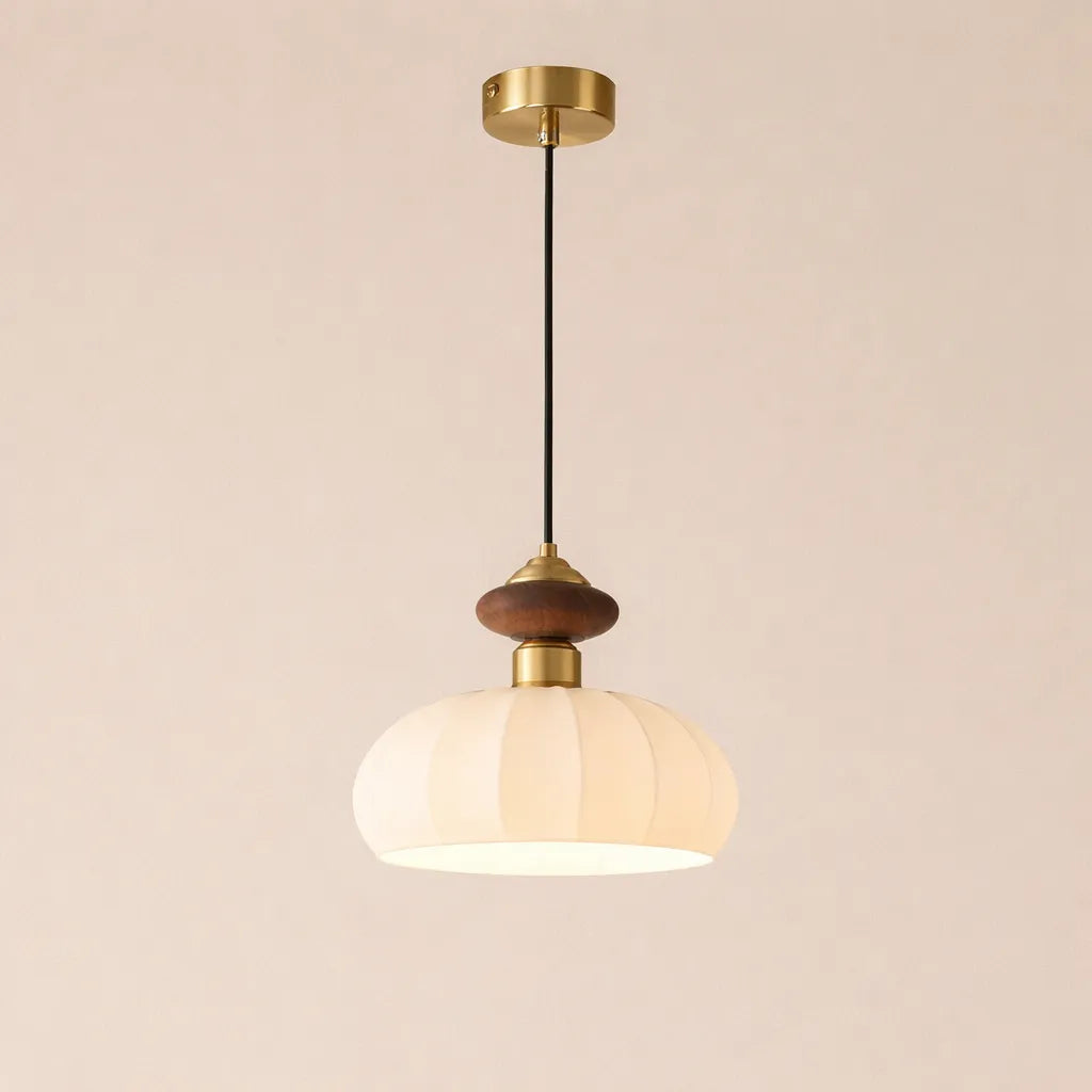 Emerald Grove Glass Wood Pendant Collection For Modern Interiors