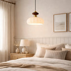 Emerald Grove Glass Wood Pendant Collection For Modern Interiors