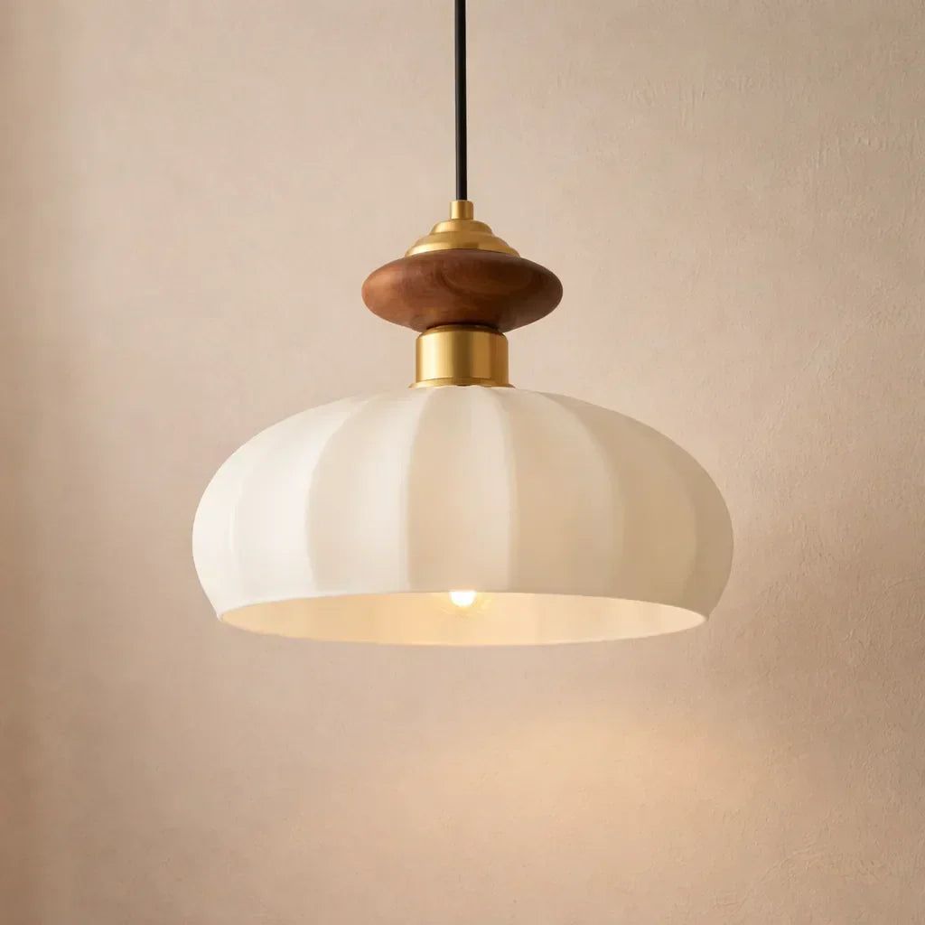 Emerald Grove Glass Wood Pendant Collection For Modern Interiors