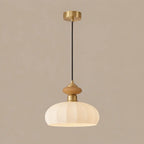 Emerald Grove Glass Wood Pendant Collection For Modern Interiors