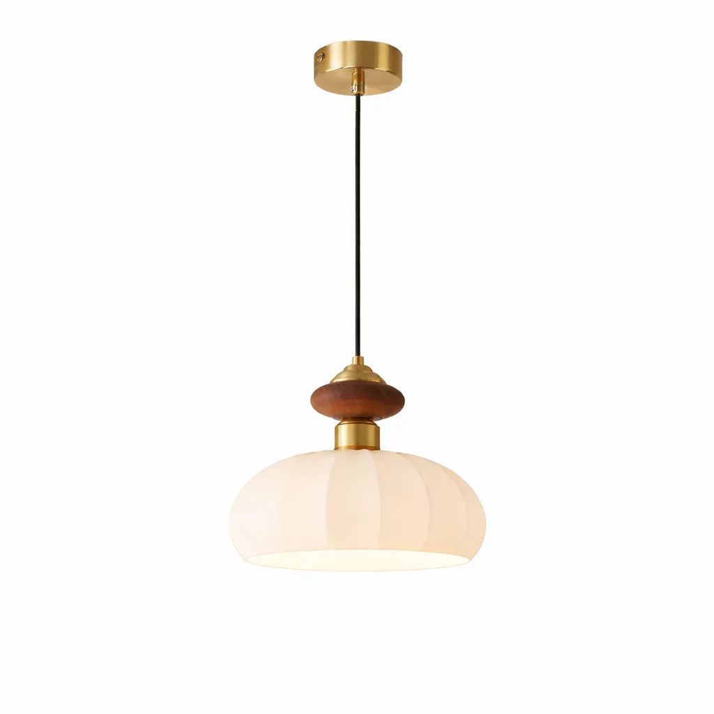 Emerald Grove Glass Wood Pendant Collection For Modern Interiors