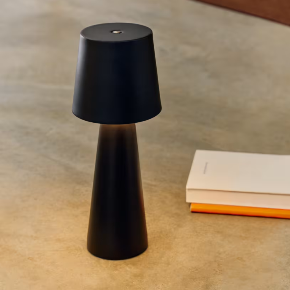 Portable Table Lamp, 100% Metal, Dimmable LED, IP54 Rated | Euroselle