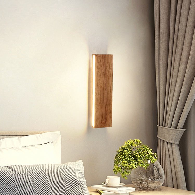 ArdenGlow Holz-LED-Wandleuchte für minimalistische Räume