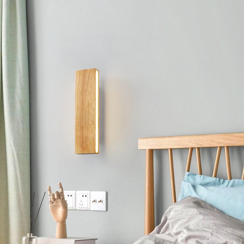 ArdenGlow Holz-LED-Wandleuchte für minimalistische Räume