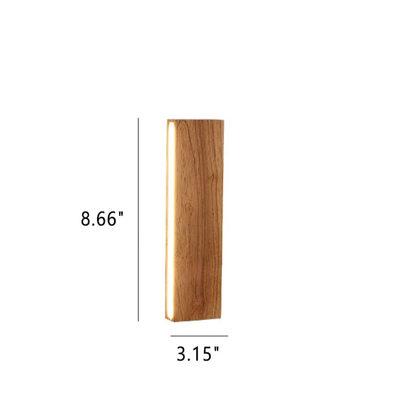 ArdenGlow Holz-LED-Wandleuchte für minimalistische Räume