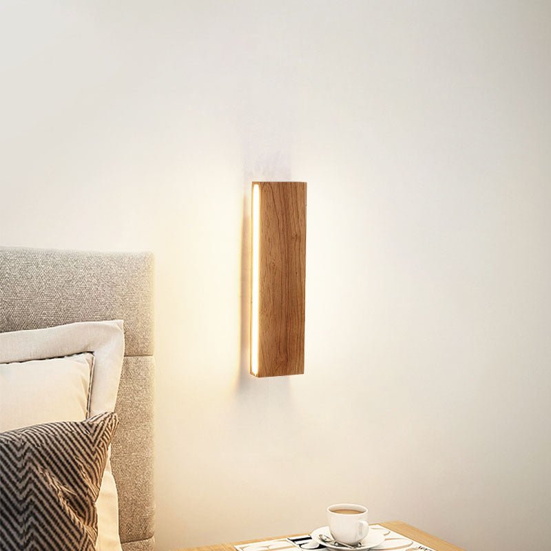 ArdenGlow Holz-LED-Wandleuchte für minimalistische Räume