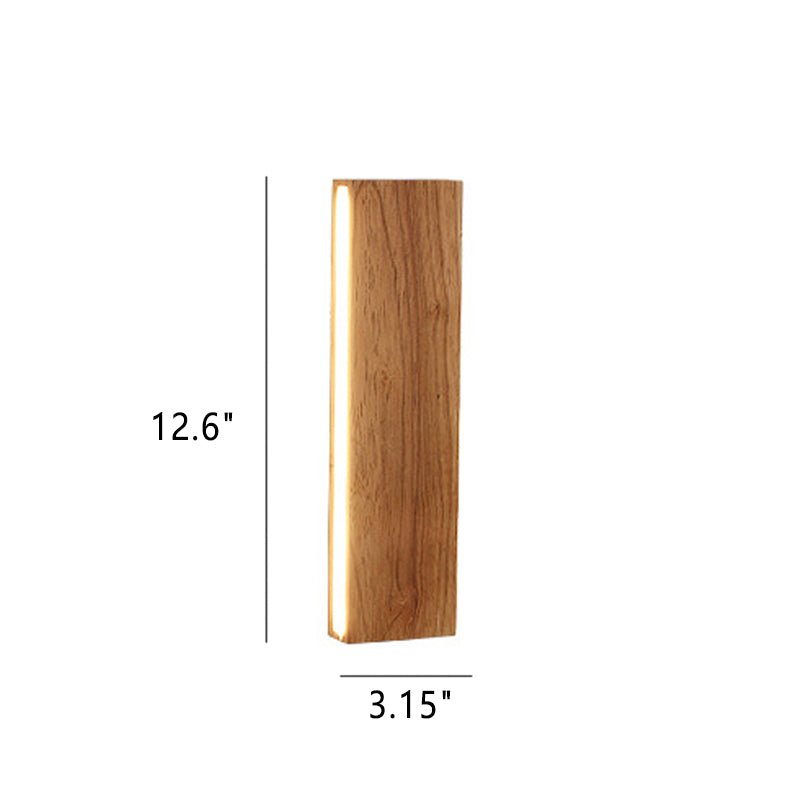 ArdenGlow Holz-LED-Wandleuchte für minimalistische Räume