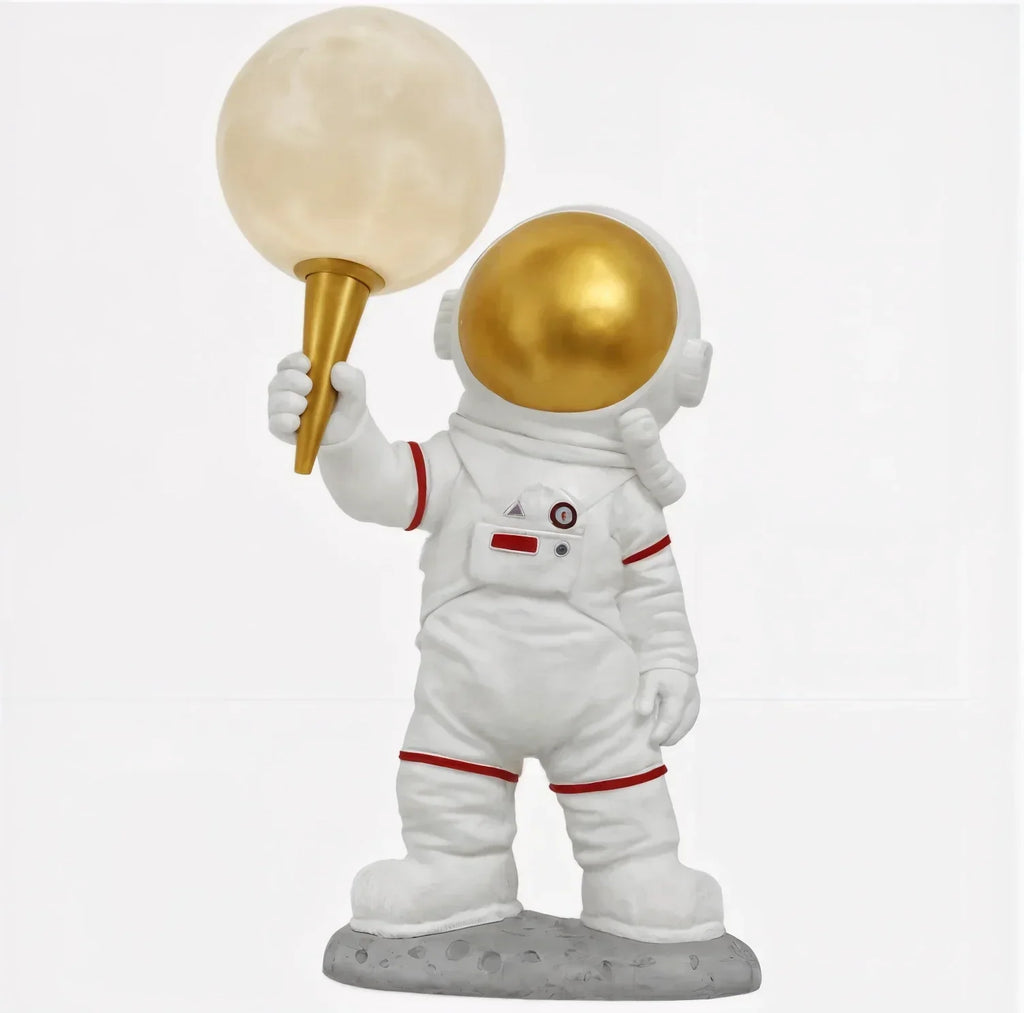Lámpara de mesa LED Astronauta — Luz nocturna, suave luz cálida