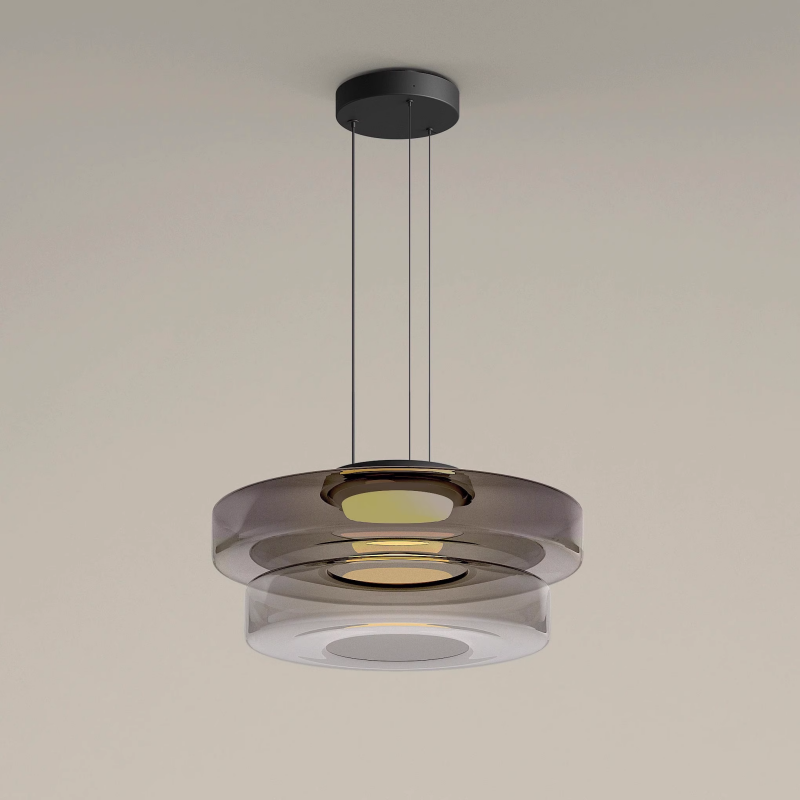 Lumineo Modern LED Glass Pendant Light For Kitchen Island