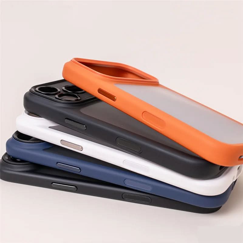 حافظة VortexGuard المدرعة المقاومة للصدمات — تشطيب مطفي، زر كاميرا مخصص، iPhone 15 16 17