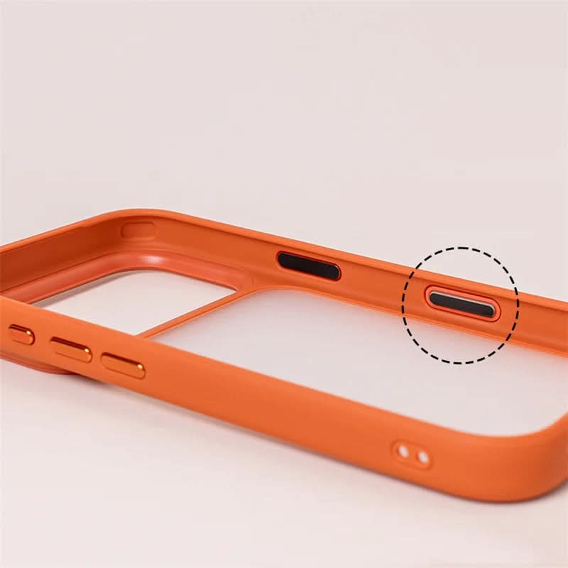 حافظة VortexGuard المدرعة المقاومة للصدمات — تشطيب مطفي، زر كاميرا مخصص، iPhone 15 16 17