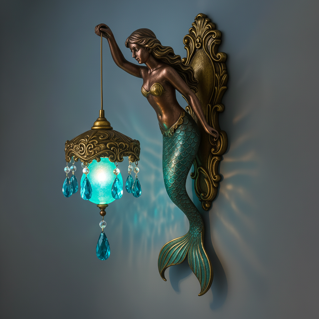 Applique murale vintage artisanale à lumière douce pour décoration d’ambiance - Euroselle