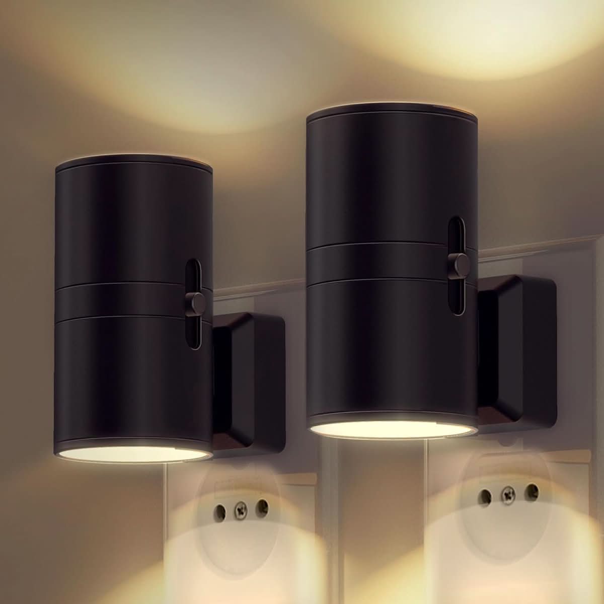 LumaGlow Dimmable LED Night Light — Integrated Day-Night Sensor