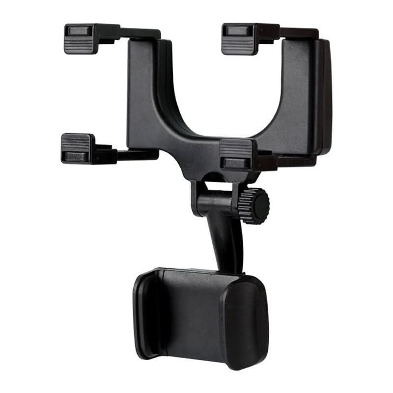 Support de téléphone pour rétroviseur NovaView — Fixation à pince sans ventouse, prise à hauteur des yeux