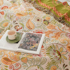 Wendbare Boho Baumwoll-Gaze Decke - Euroselle