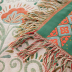 Wendbare Boho Baumwoll-Gaze Decke - Euroselle