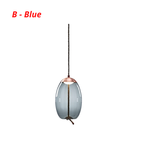 Nordic Rope & Glass Pendant Lights