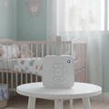 Machine à sons portable pour bébé LullMate – Rechargeable par USB, 10 sons apaisants intégrés, design compact pour les voyages