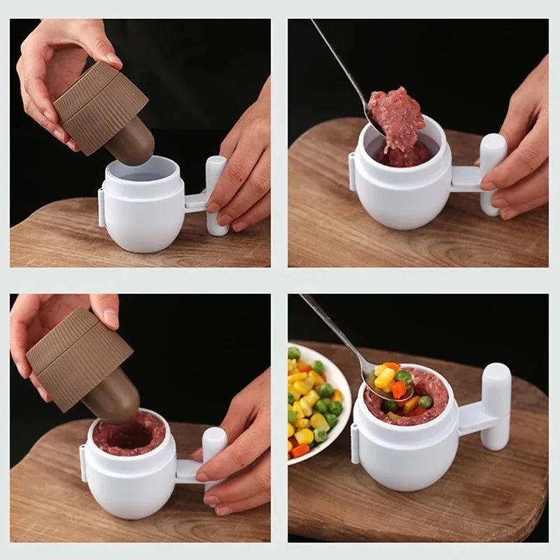 Set di stampi antiaderenti per polpette TwinChef — Dimensioni uniformi e interno sigillato