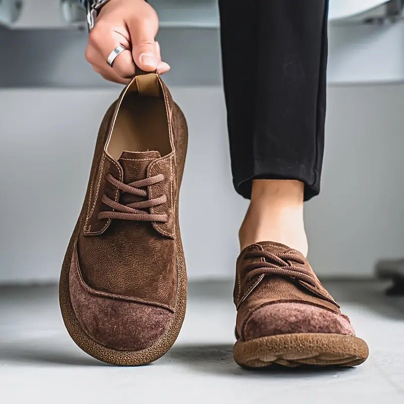 Aurelo Refined Leather Comfort Shoes — Orthopedic Insole, Shock-Absorbing Outsole