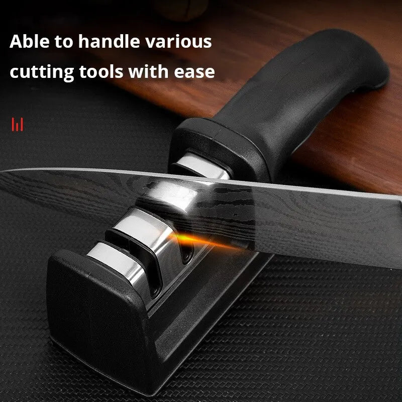 ApexEdge Multifunction Knife Sharpener Hand Tool — Compact Handheld Design, Rapid Edge Sharpening