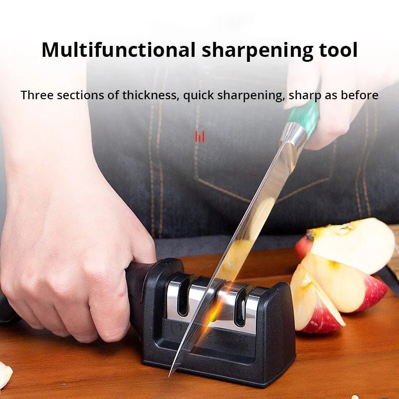 ApexEdge Multifunction Knife Sharpener Hand Tool — Compact Handheld Design, Rapid Edge Sharpening