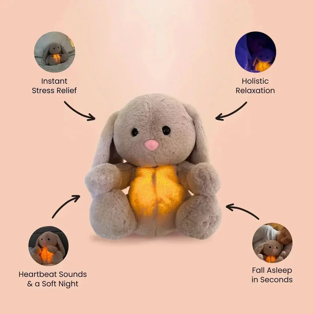 CuddleNest lugnande napp för spädbarn — rytmisk andningsfunktion, integrerad musikspelare