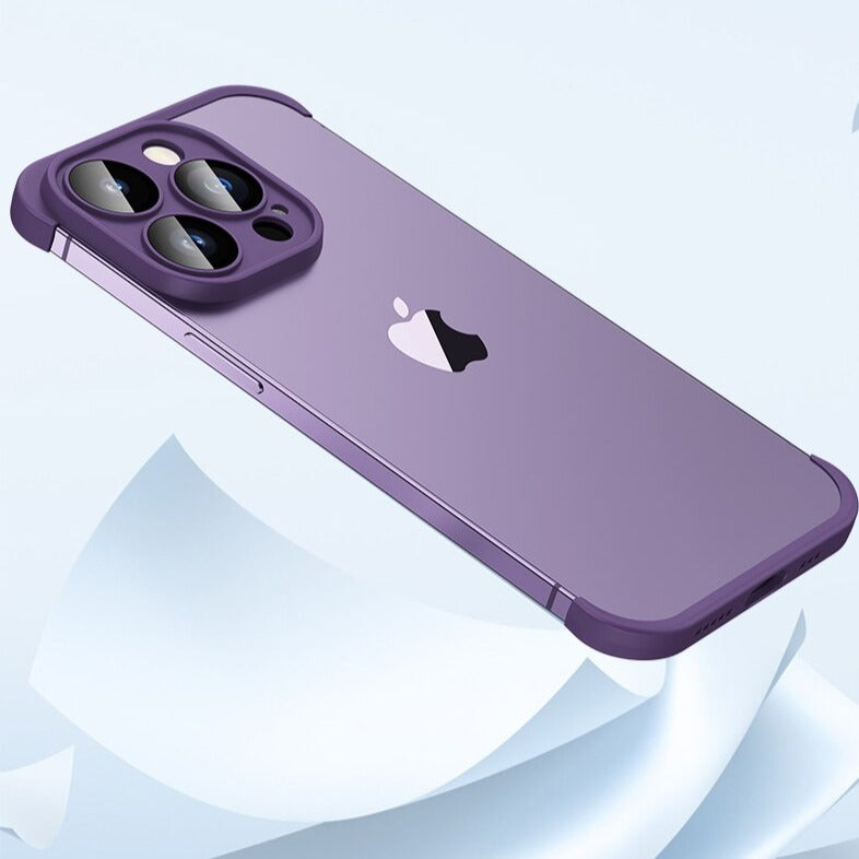 غطاء iPhone نحيف لسلسلة 14–17 - حماية للكاميرا، شحن لاسلكي