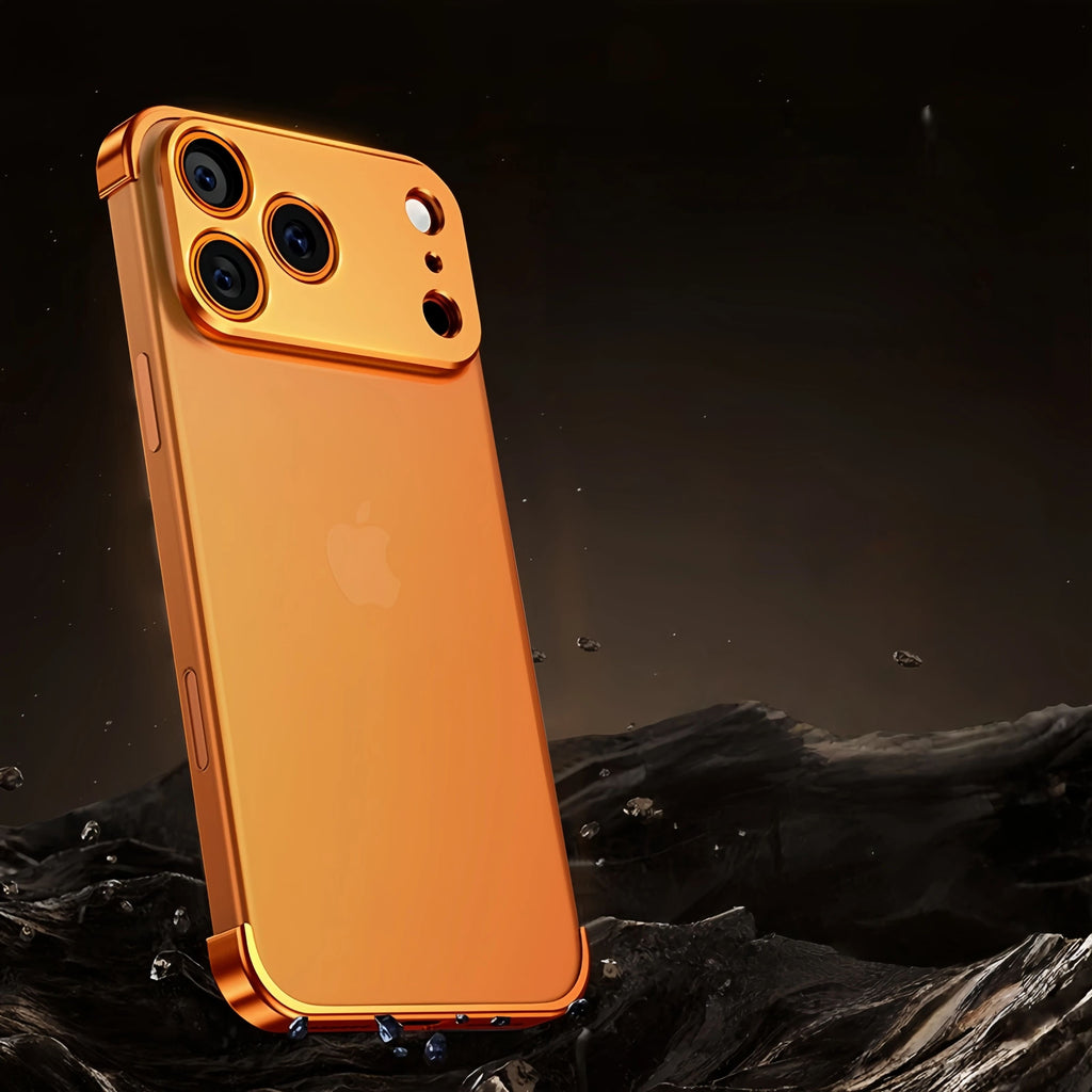 غطاء iPhone نحيف لسلسلة 14–17 - حماية للكاميرا، شحن لاسلكي