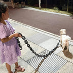 Einzigartiges verstellbares Hundehalsband mit langlebigem Metallketten-Design - Euroselle