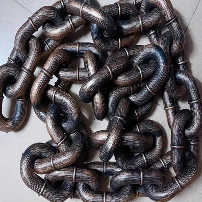 Einzigartiges verstellbares Hundehalsband mit langlebigem Metallketten-Design - Euroselle