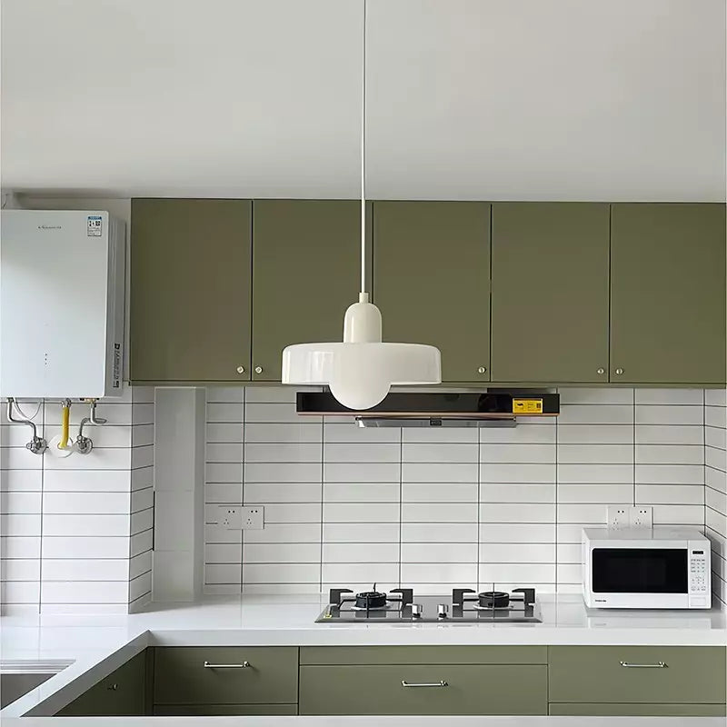 KiraGlass Geometric Bauhaus Pendant Light In Colored Glass