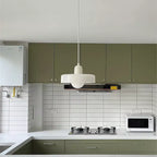 KiraGlass Geometric Bauhaus Pendant Light In Colored Glass