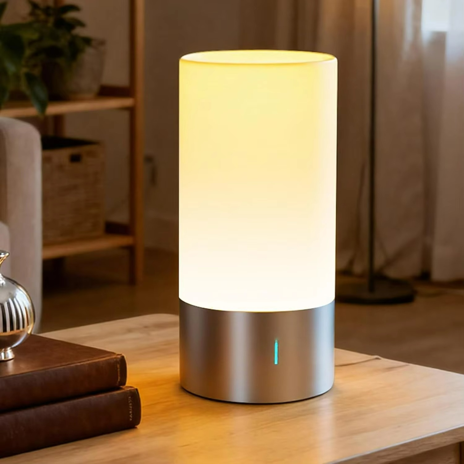 Bedside Lamp LED 5W 3000K Touch Dimmable Plastic Metal Indoor Lighting | Euroselle