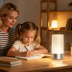 Bedside Lamp LED 5W 3000K Touch Dimmable Plastic Metal Indoor Lighting | Euroselle