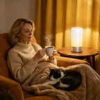 Bedside Lamp LED 5W 3000K Touch Dimmable Plastic Metal Indoor Lighting | Euroselle