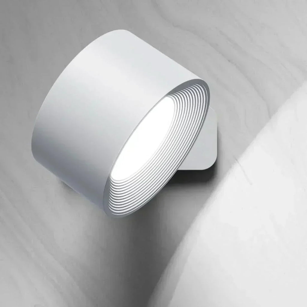 Trådløs væglampe med USB-genopladning - 360 grader, 3 lysstyrkeniveauer, 20 timers driftstid
