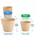 Biodegradable Seed Starter Pots for Easy Transplanting - Euroselle