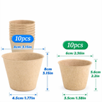 Biodegradable Seed Starter Pots for Easy Transplanting - Euroselle