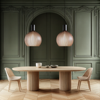 Nordic Wooden Cage Pendant Light Chandelier