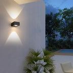 Wall Lamp Outdoor LED 6W Black Waterproof Aluminum, Dual Direction LED Wall Lighting | Euroselle