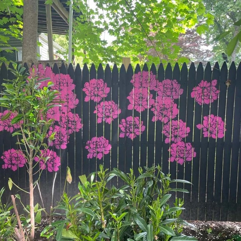 10-Piece Floral Stencil Set for Creative DIY Projects - Euroselle