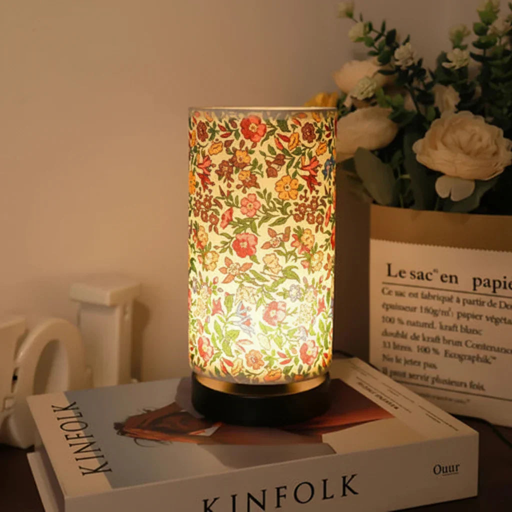 Floral Fabric Table Lamp for Cozy Vintage Lighting - Euroselle