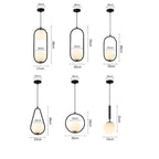 LED Glass Ball Pendant Lights