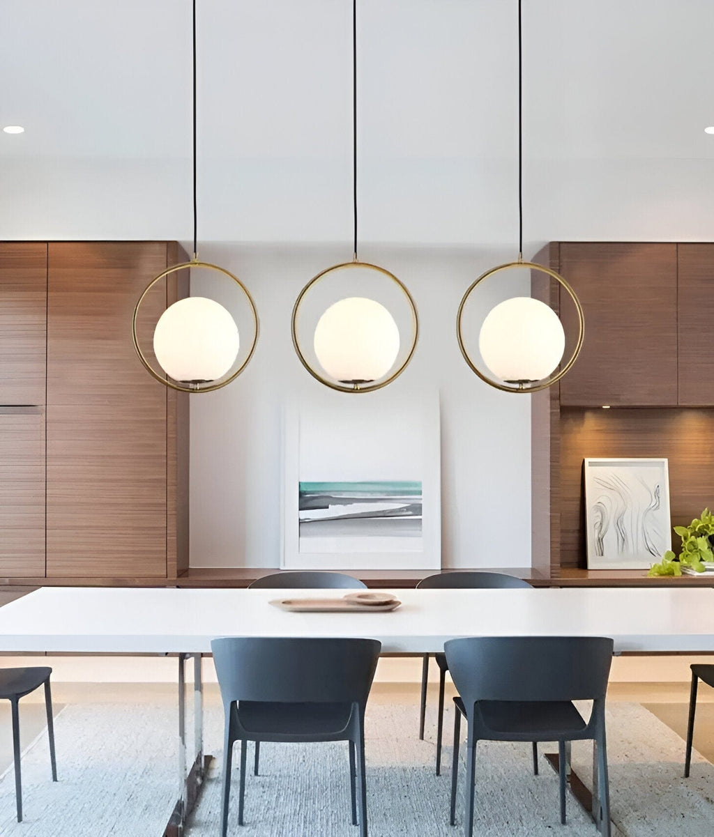 LED Glass Ball Pendant Lights