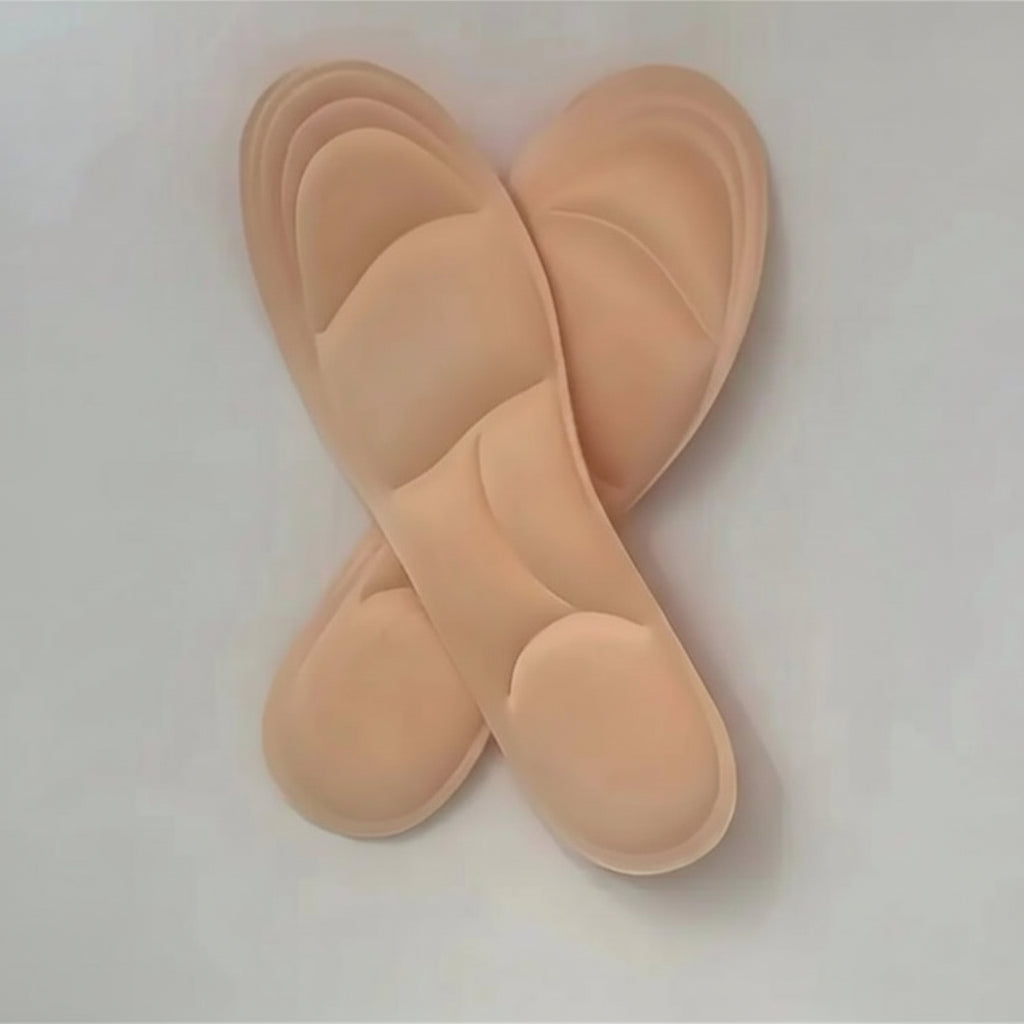 Åndbare memory foam-indlægssåler designet med bueunderstøttelse for øget komfort og daglig fodaflastning - Euroselle